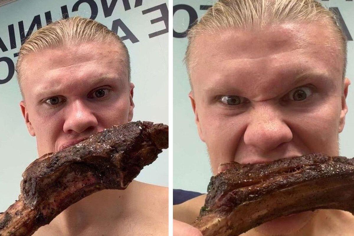 Currently Reading: Haaland’s Extraordinary Diet Plan: He Consumes 6,000 Calories a Day – PHOTO