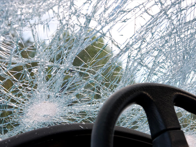 A passenger car has collided with a truck in the Tartar district, leaving two people dead